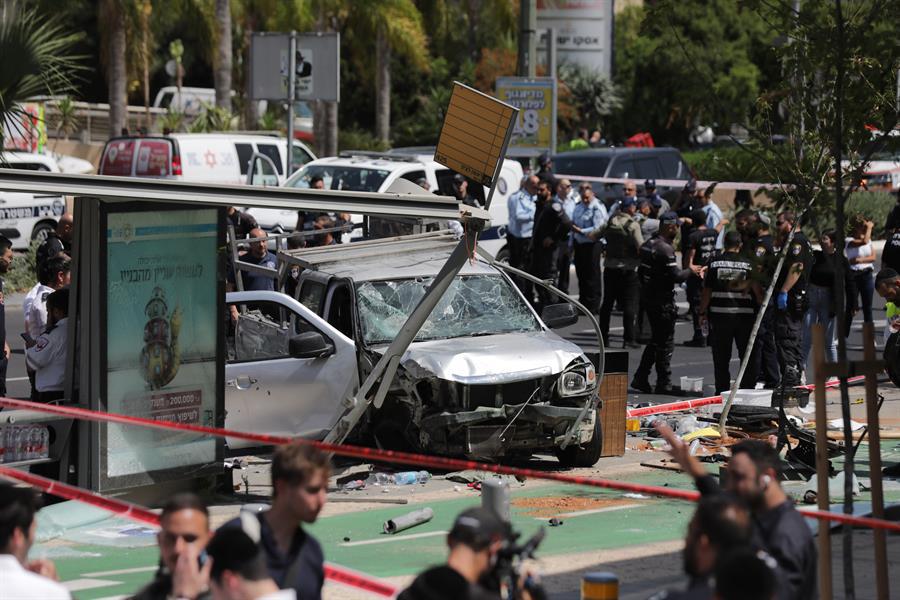 Israel: siete heridos en un atropellamiento intencionado causado por un terrorista