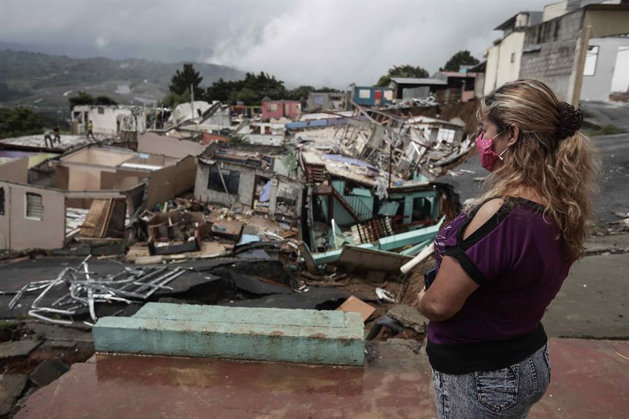 Un &quot;terremoto en cámara lenta&quot; desaparece poco a poco un pueblo en Costa Rica