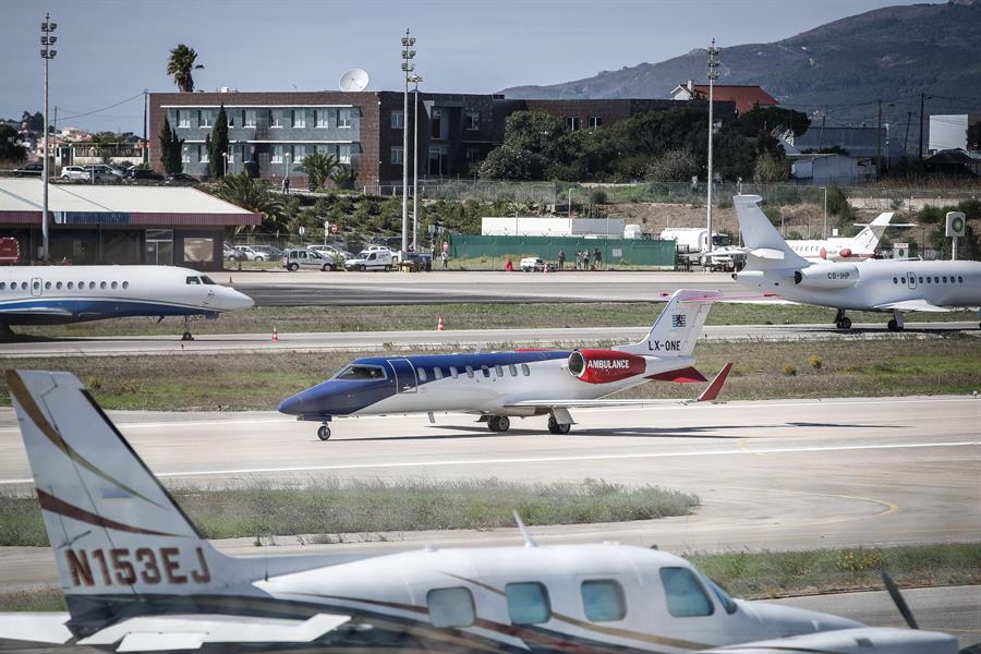 Cristiano Ronaldo viaja a Turín en un avión ambulancia