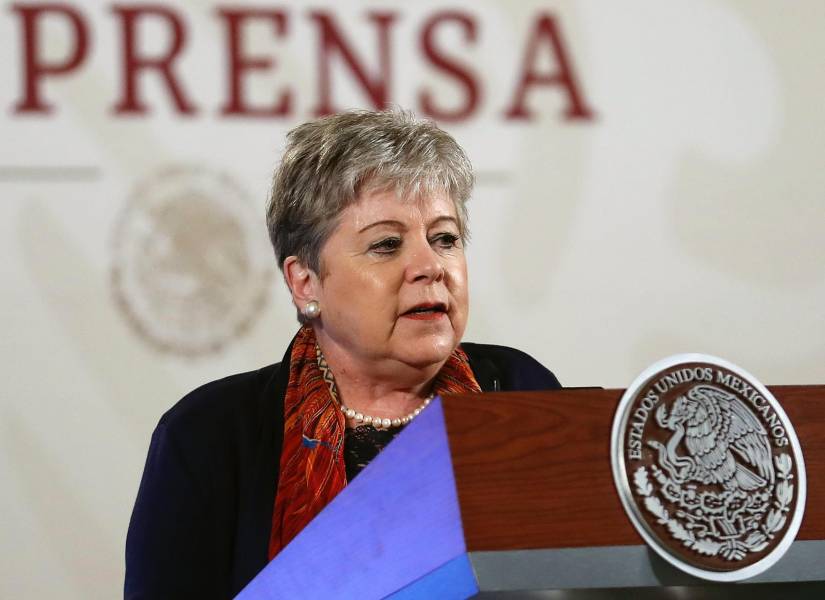 La secretaria de Relaciones Exteriores de México, Alicia Bárcena.