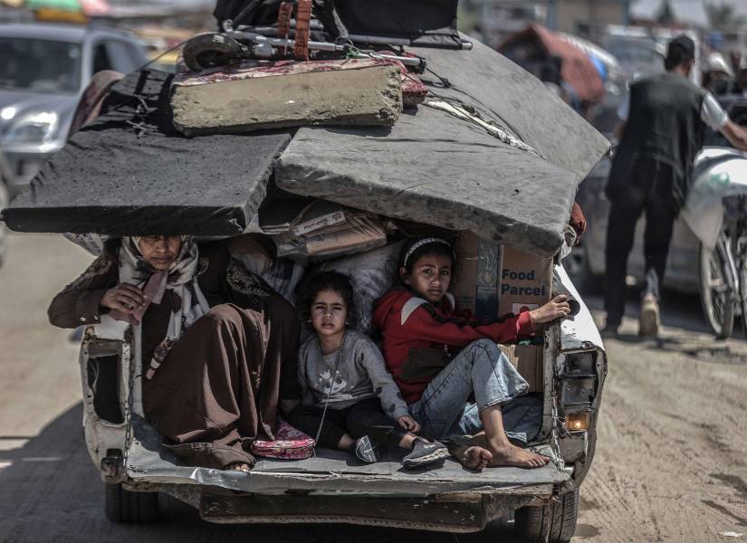 Gaza bajo ataque israelí.