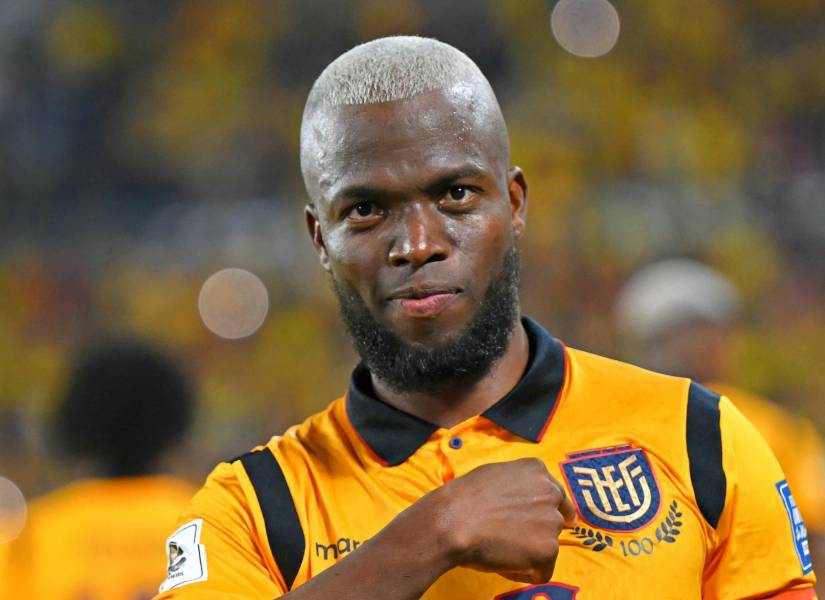 Enner Valencia, capitán de la selección de Ecuador.