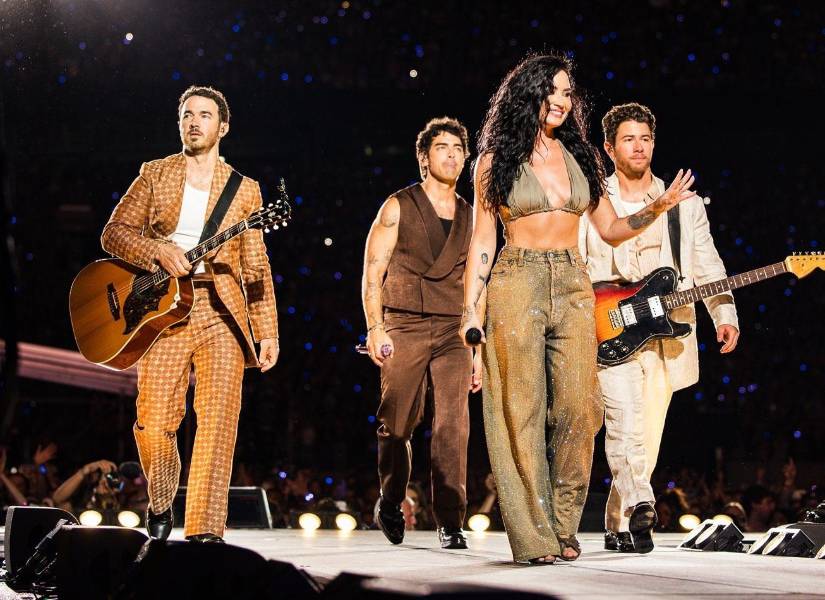 Demi Lovato en el MetLife Stadium.
