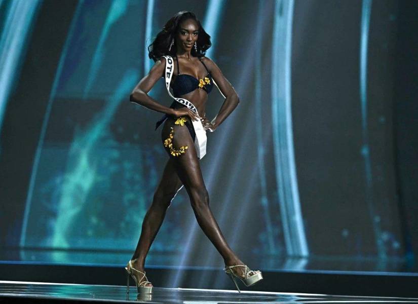 Olivia Yacé, Miss Universe Costa de Marfil, quedó en el 5to lugar.