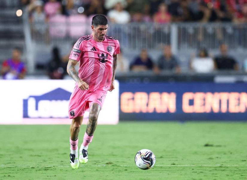 Rodrigo De Paul en el partido con el Inter Miami ante el Atlas por la Leagues Cup
