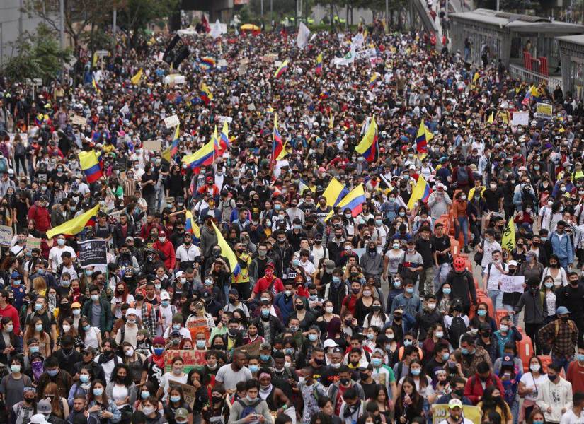 28/04/2021 28 April 2021, Colombia, Bogota.