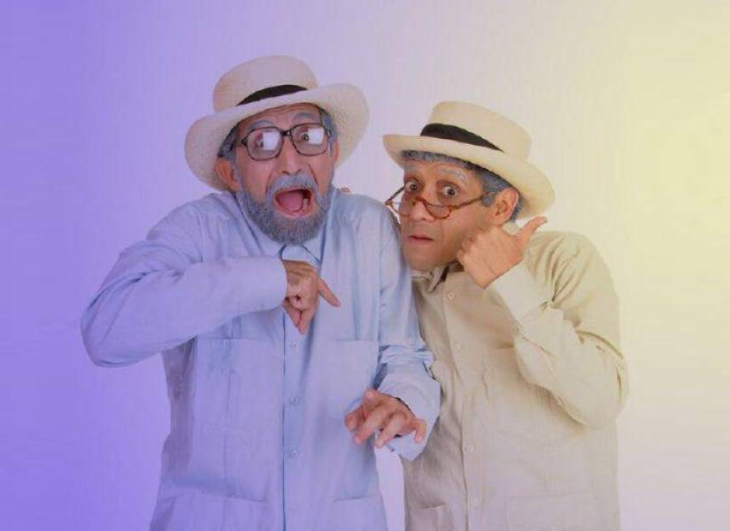 Los personajes Tuco y Manuco, representados por Luis Mueckay y Raymundo Zambrano.