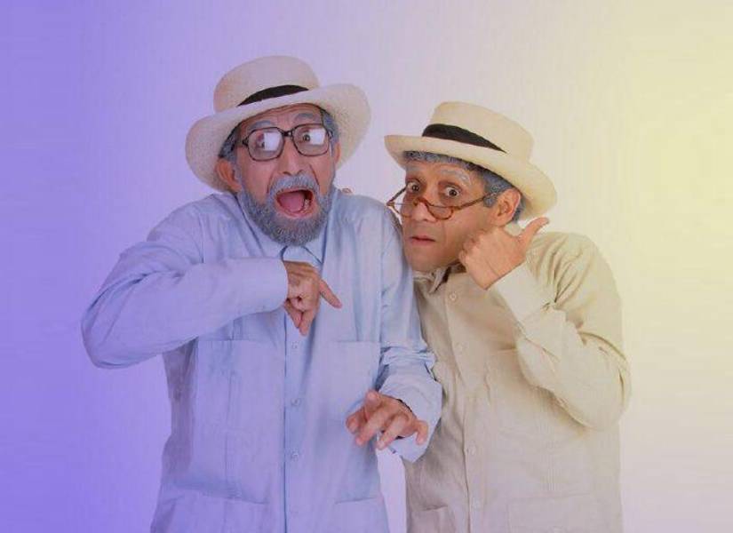 Los personajes Tuco y Manuco, representados por Luis Mueckay y Raymundo Zambrano.