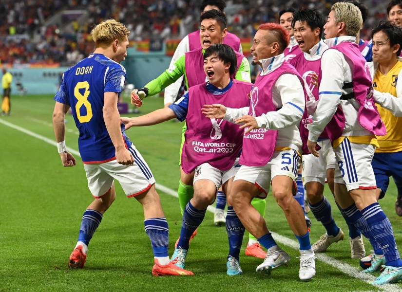 Ritsu Doan puso parejo el marcador para Japón, que después remontó a España.