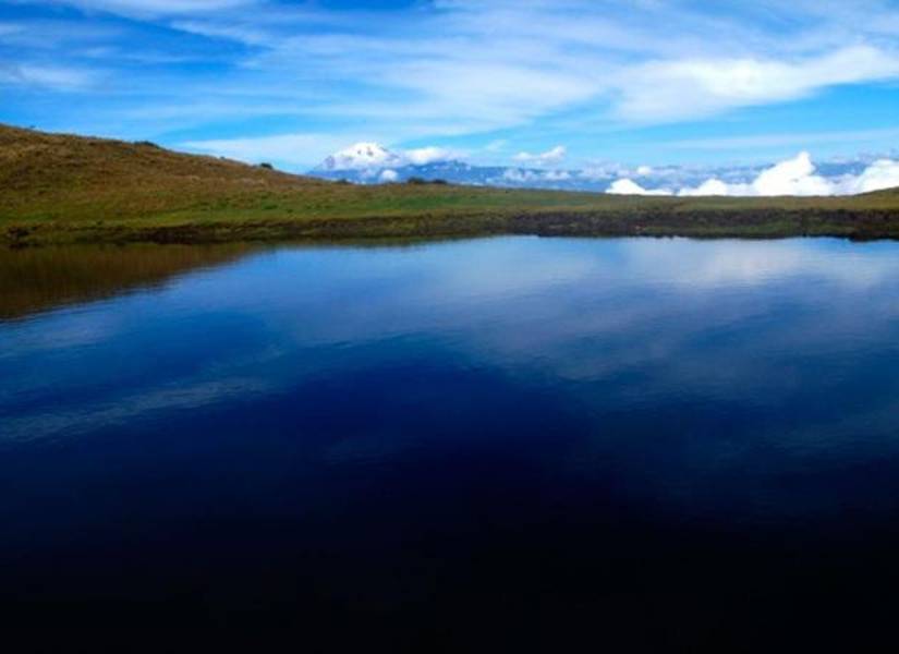 Laguna de San Borja, en Tunguarahua.