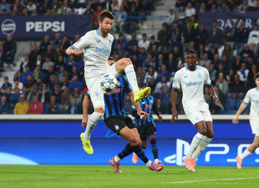 Joel Ordóñez disputó 89 minutos en la victoria del Club Brujas.