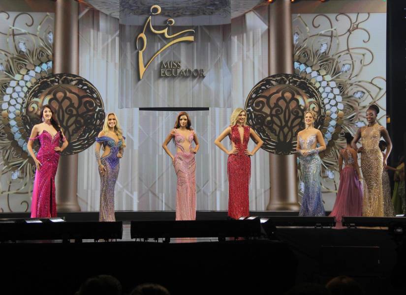 Parte de los 10 finalistas del certamen Miss Ecuador 2025.