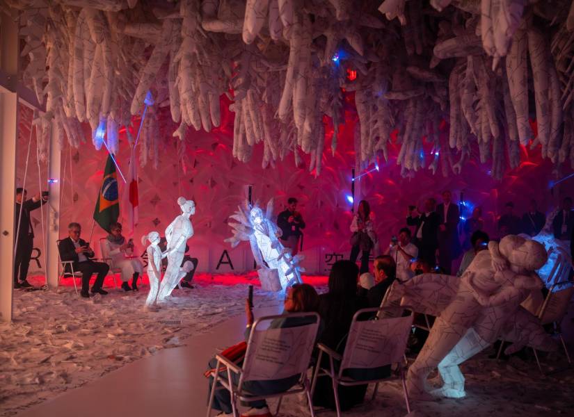 Fotografía cedida por ApexBrasil sin fecha específica de toma de personas visitando Expo Osaka 2025 en Osaka (Japón). EFE/ Andri Magdych /ApexBrasil/ SOLO USO EDITORIAL/NO VENTAS/SOLO DISPONIBLE PARA ILUSTRAR LA NOTICIA QUE ACOMPAÑA (CRÉDITO OBLIGATORIO)