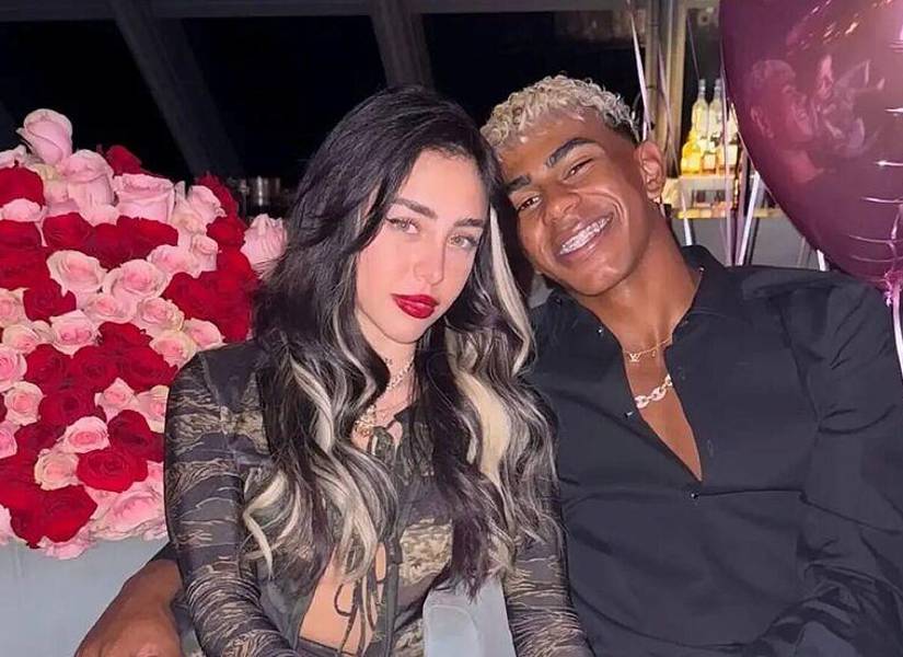 Foto de Lamine Yamal y Nicki Nicole en la fiesta de cumpleaños de la argentina.