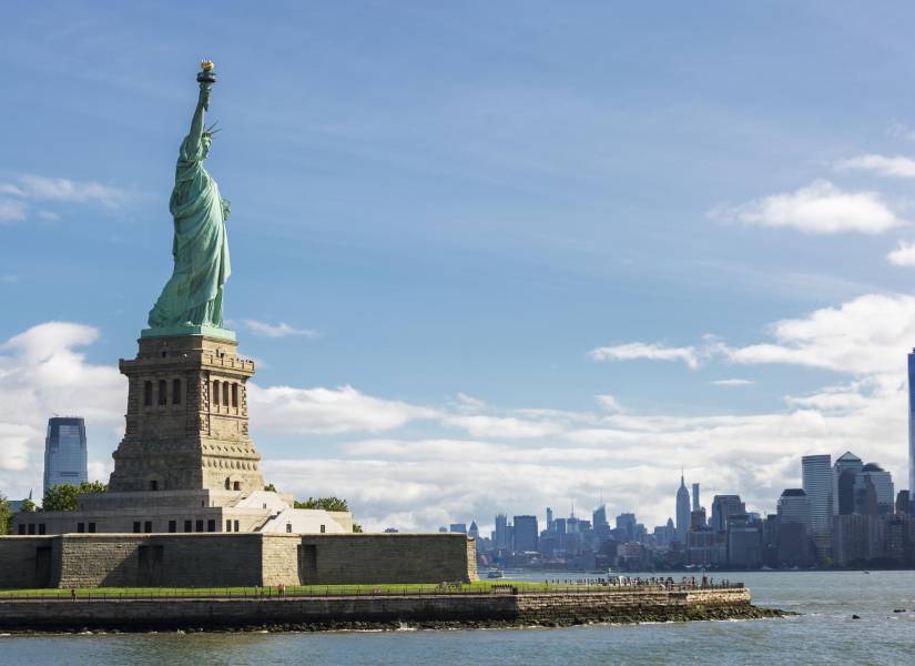 Panorámica de Nueva York, la principal ciudad de destino de los emigrantes