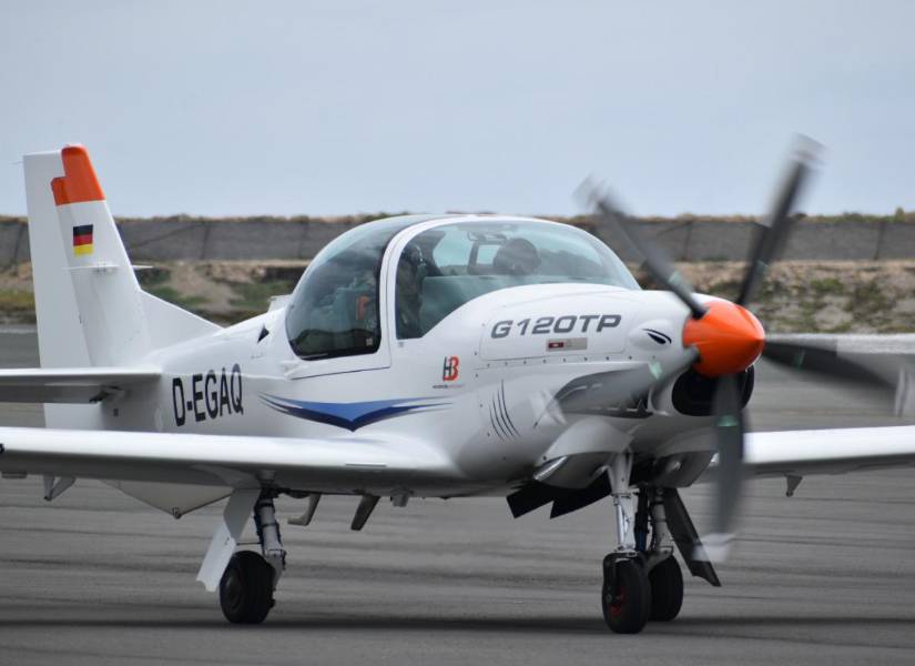 Imagen referencial del tipo de aeronave que sufrió el percance.