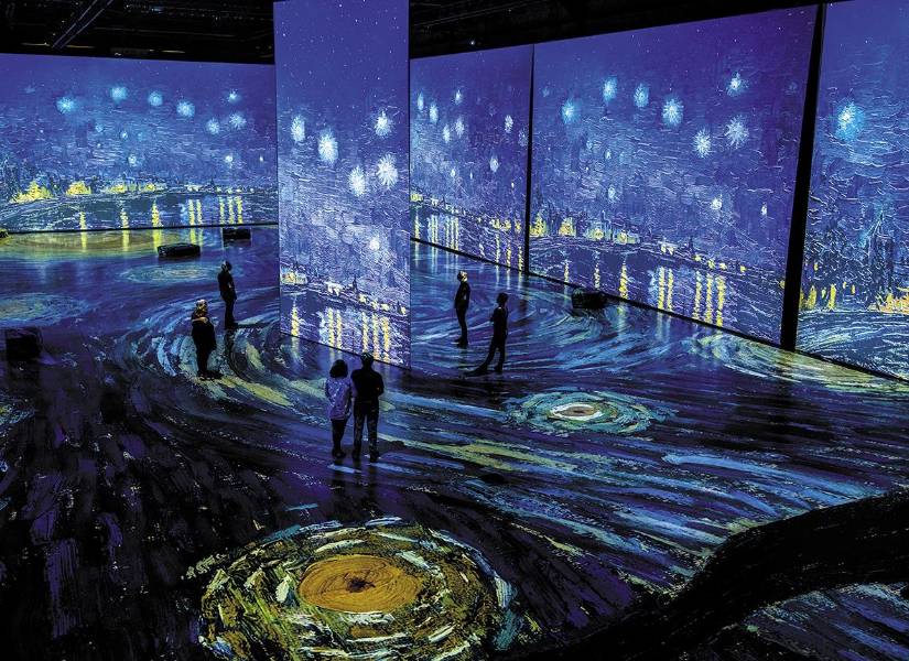 Imagen de la exposición de Vincent Van Gogh.