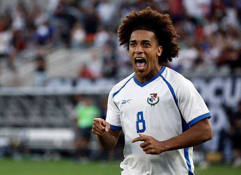 Carrasquilla con la selección panameña.