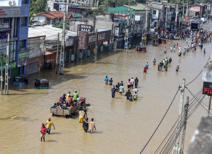 Inundaciones en Asia dejan más de 1 000 fallecidos en Indonesia, Sri Lanka y Tailandia