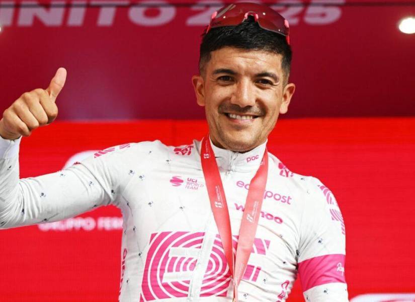 Richard Carapaz, ciclista ecuatoriano.