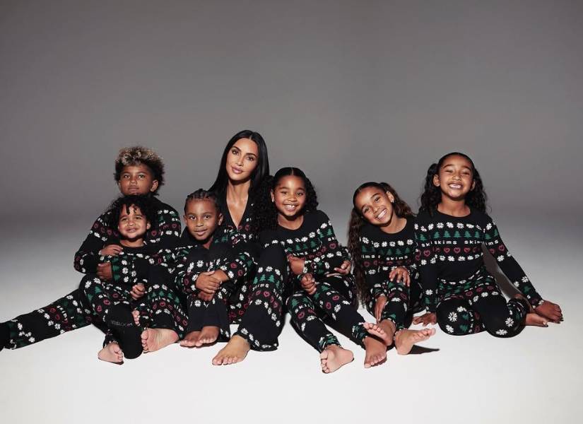 Kim Kardashian y su familia.