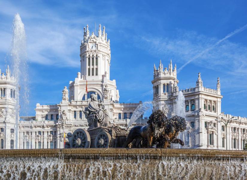 Palacio de Cibeles en Madrid.