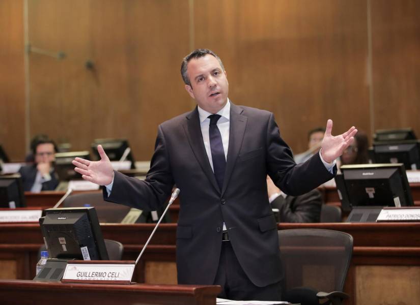 Celi en el Pleno de la Asamblea Nacional.