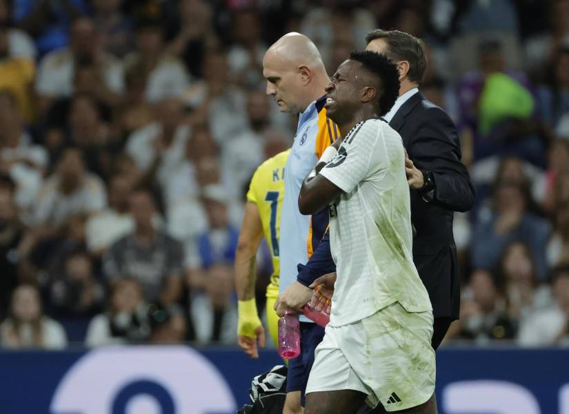 Vinicius Jr. tuvo una lesión cervical en su último encuentro con el Real Madrid.