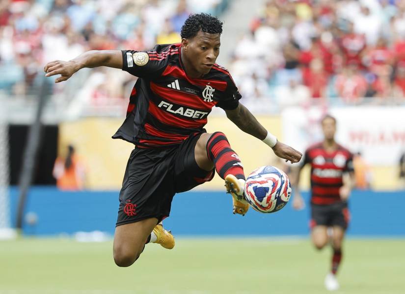 Gonzalo Plata quedó eliminado del Mundial de Clubes con el Flamengo.