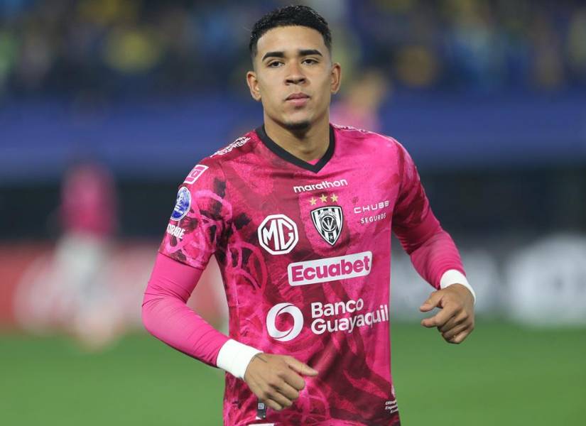 Kendry Páez en un partido con Independiente del Valle