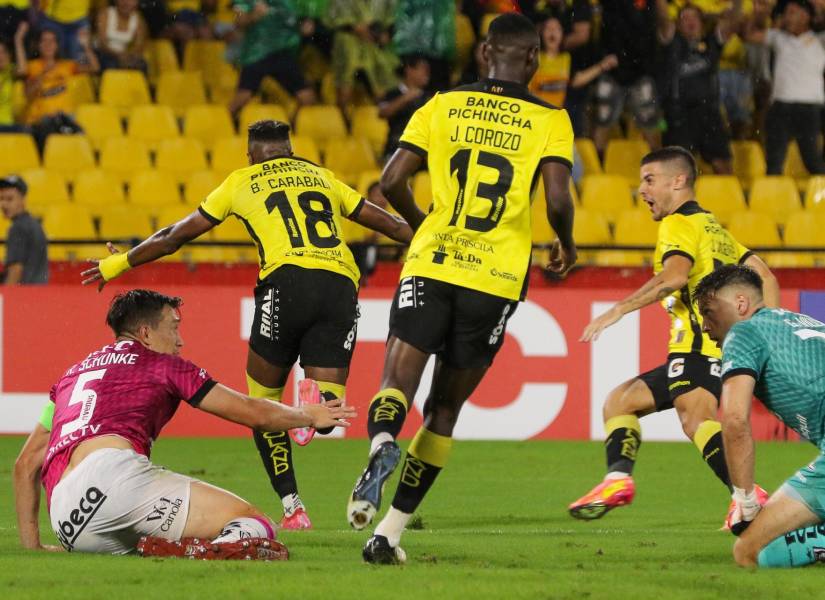 Bryan Carabalí anotó el gol de la victoria de Barcelona SC.