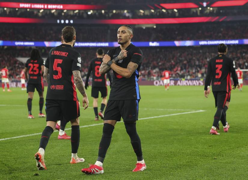 El FC Barcelona venció al Benfica en la ida de los octavos de final de la Champions League.