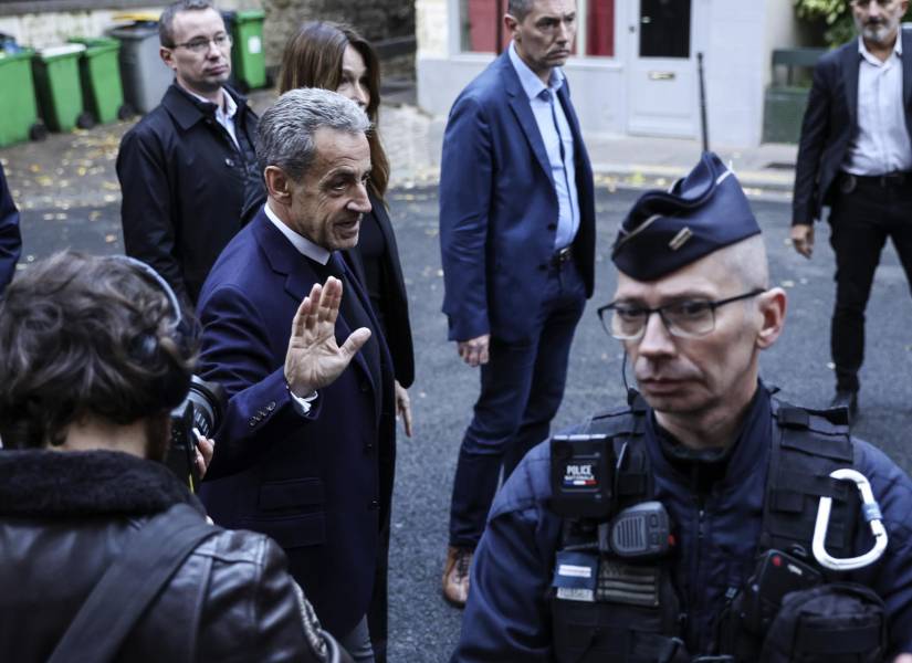 Sarkozy en París, Francia el 21 de octubre del 2025