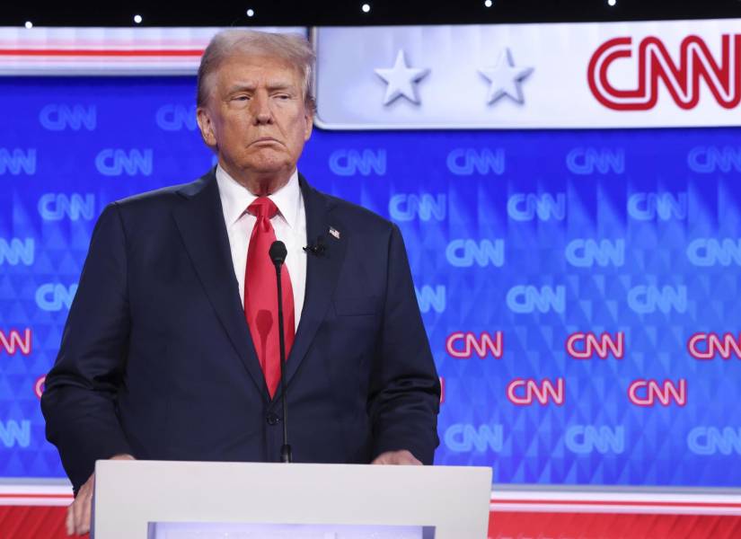 Trump arremetió contra Biden.