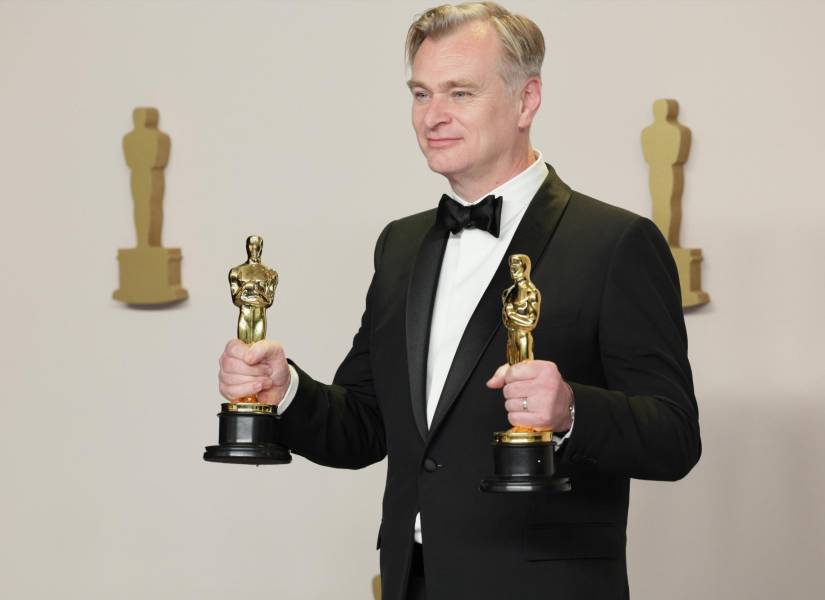 Christopher Nolan fue el gran ganador de la noche de los Óscar.