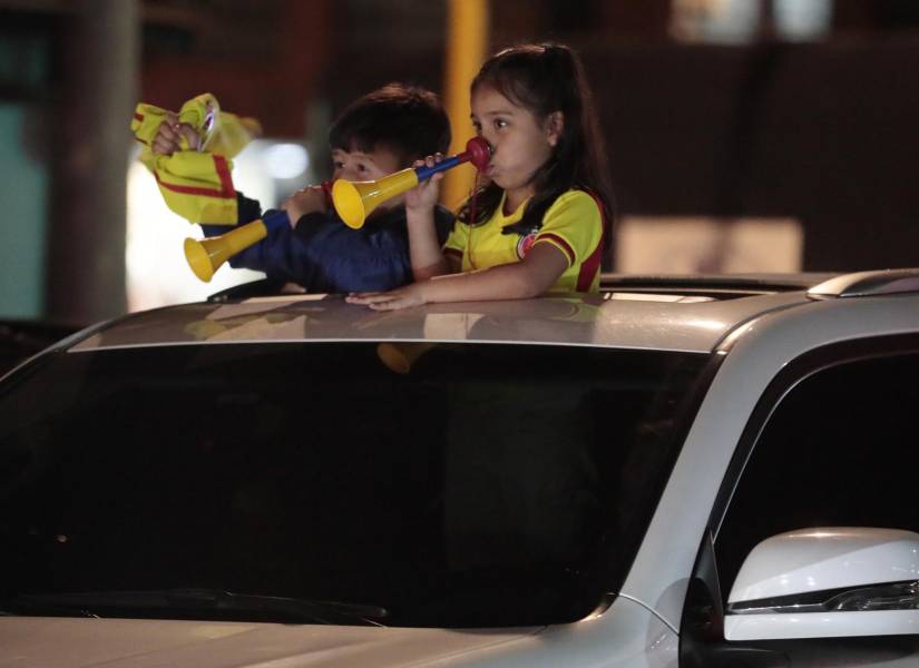 Hasta los más pequeños se sumaron a los festejos.