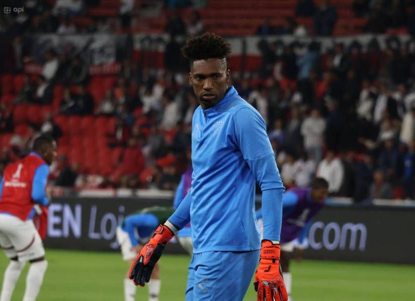 Alexander Domínguez atajó en la ida de las semifinales de la Copa Libertadores entre Liga de Quito vs. Palmeiras.