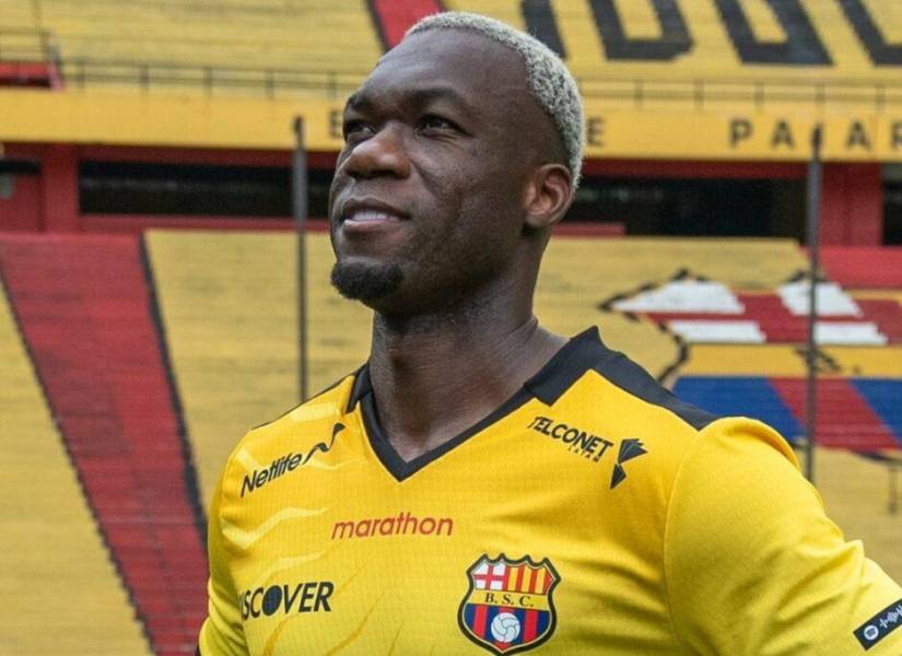 Felipe Caicedo, jugador de Barcelona SC.