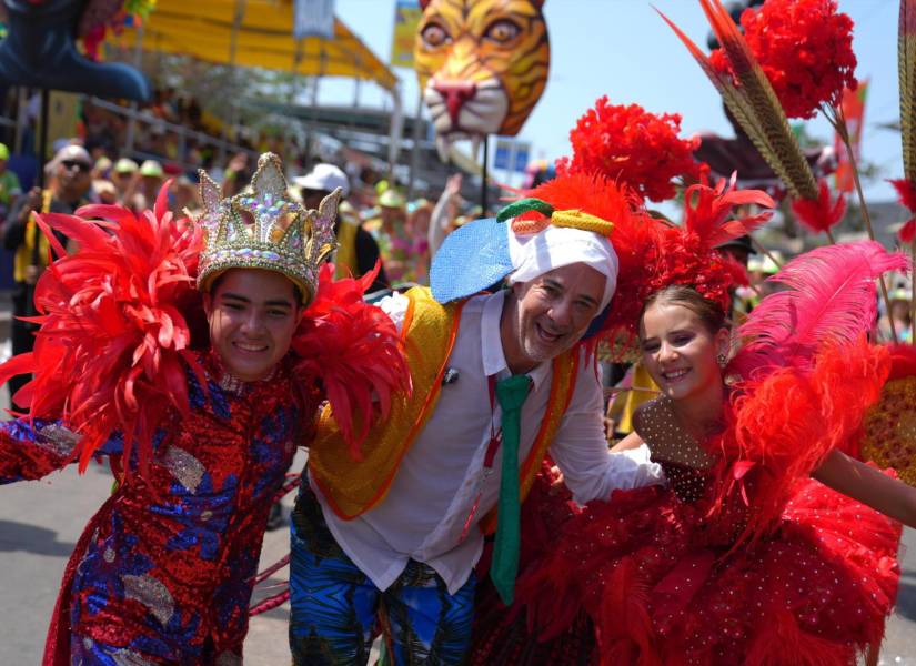 La Gran Parada de Comparsas del Carnaval de Barranquilla, en la capital del departamento del Atlántico, norte de Colombia.