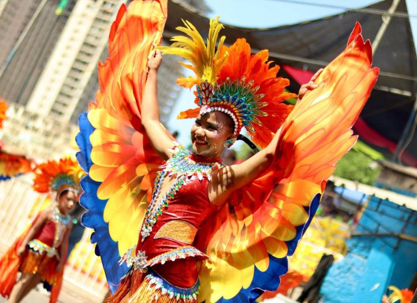 La Gran Parada de Comparsas del Carnaval de Barranquilla, en la capital del departamento del Atlántico, norte de Colombia.