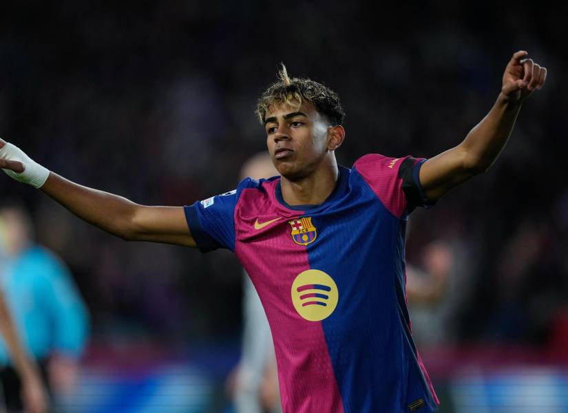 Lamine Yamal anotó un gol en la victoria del FC Barcelona