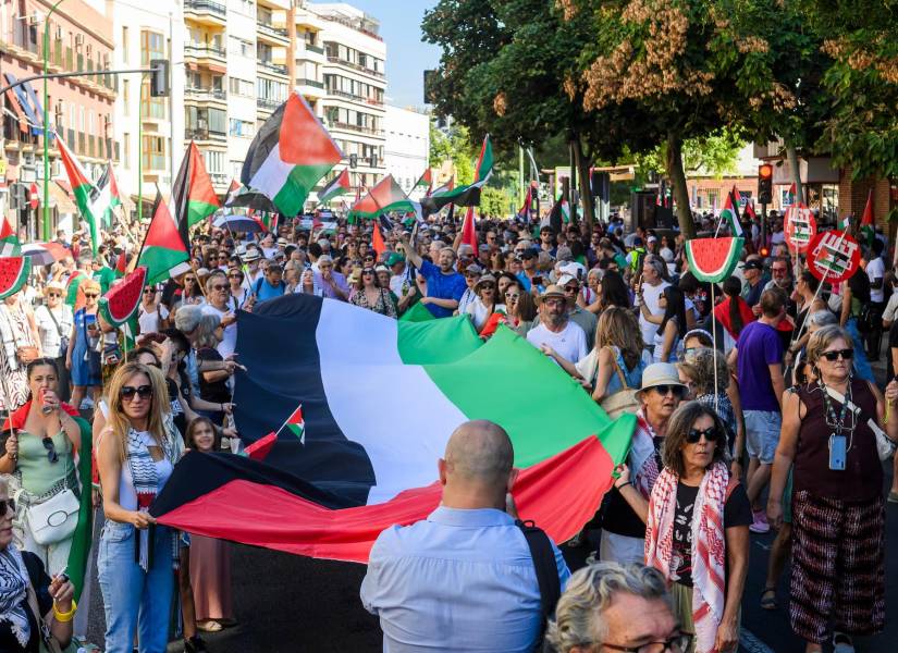 Marchas en Sevilla por Palestina.