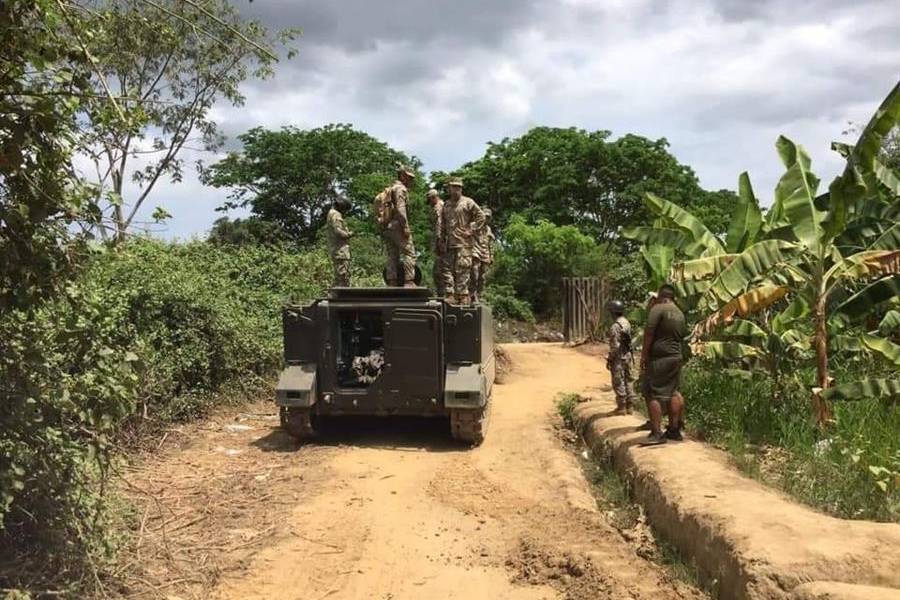 Militares aparecen en frontera sur por migrantes venezolanos