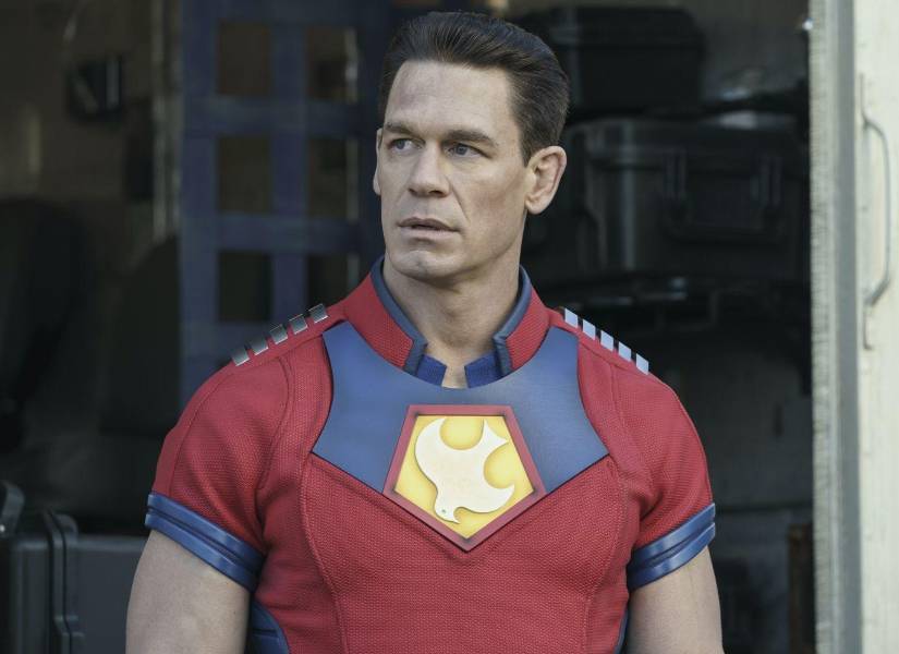 Dwayne Johnson como el Peacemaker.