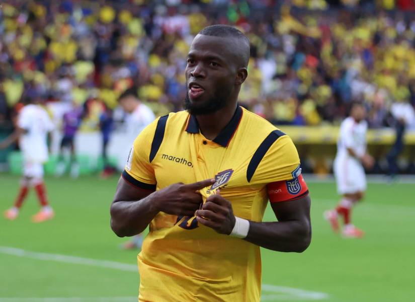 Imagen de archivo de Enner Valencia, autor de un gol de Ecuador ante Venezuela.