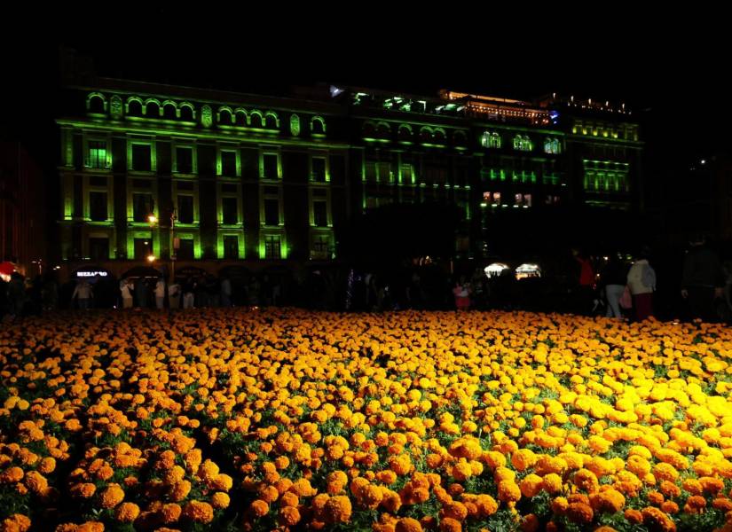 Conmemoración del Día de Muertos en México.