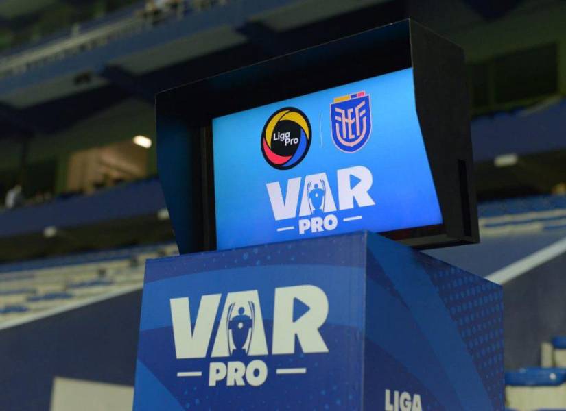 Imagen del VAR en el fútbol ecuatoriano