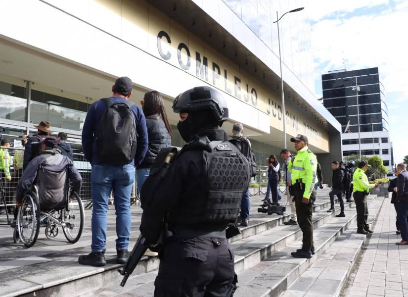 Audiencia de juicio en el Complejo Judicial Norte.