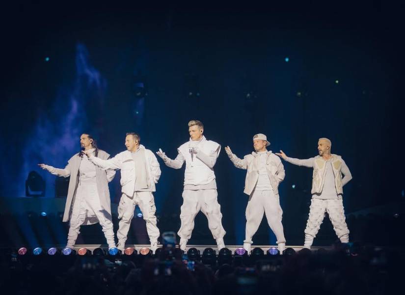 Los Backstreet Boys en la Sphere de Las Vegas.