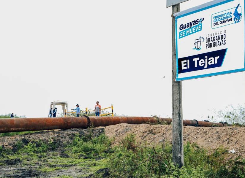 En Durán se depositan los sedimentos que se extraen del río Guayas.